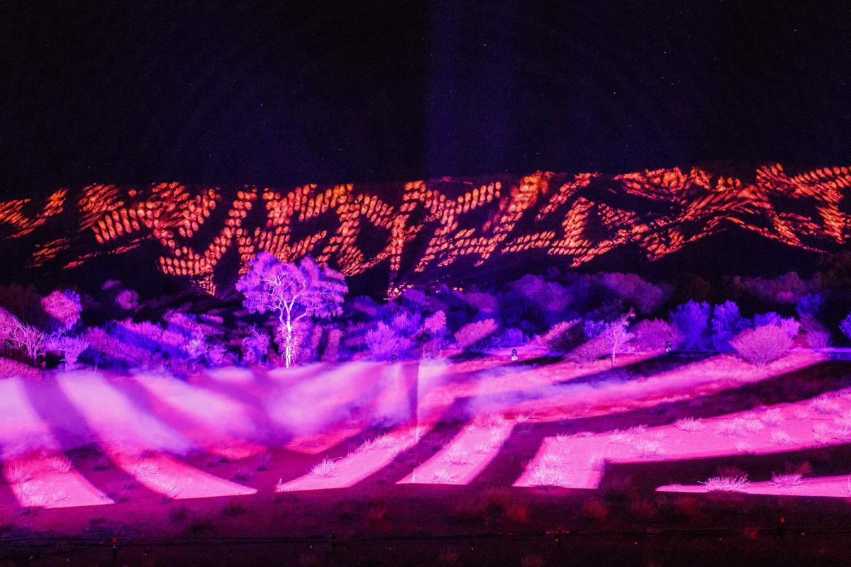 2019_Parrtjima_Lighting the Ranges_1