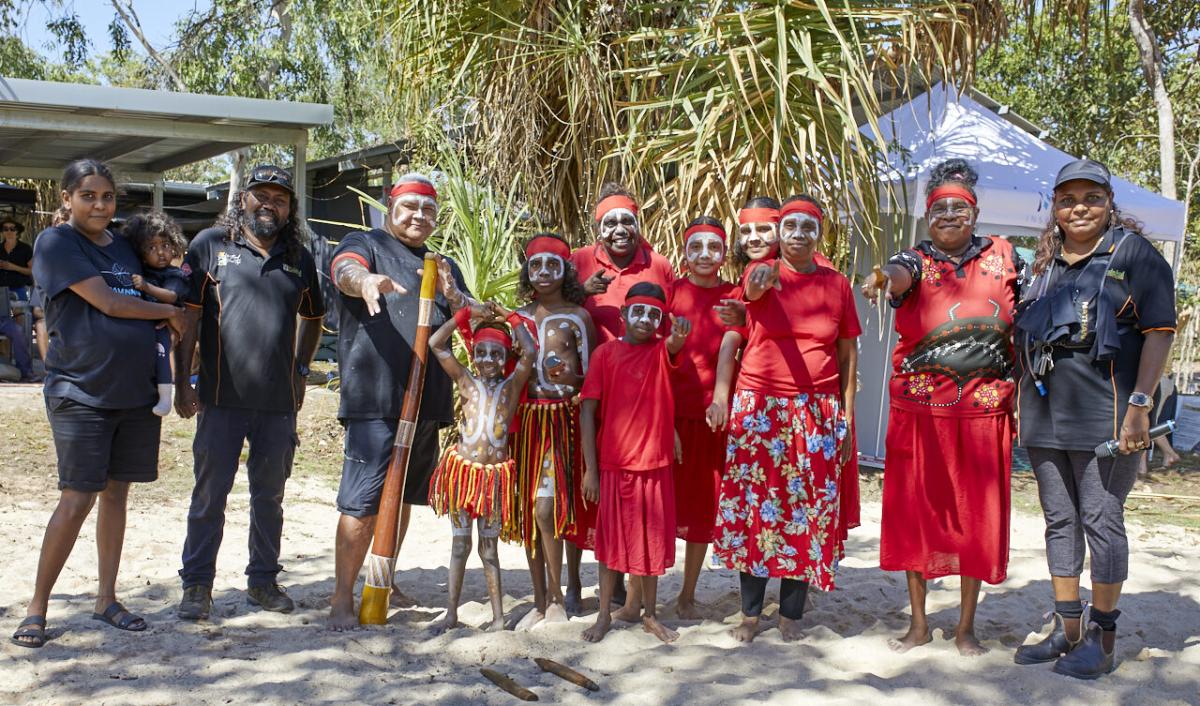 Garramilla Dancers at Pudakul for the Daminmin Festival