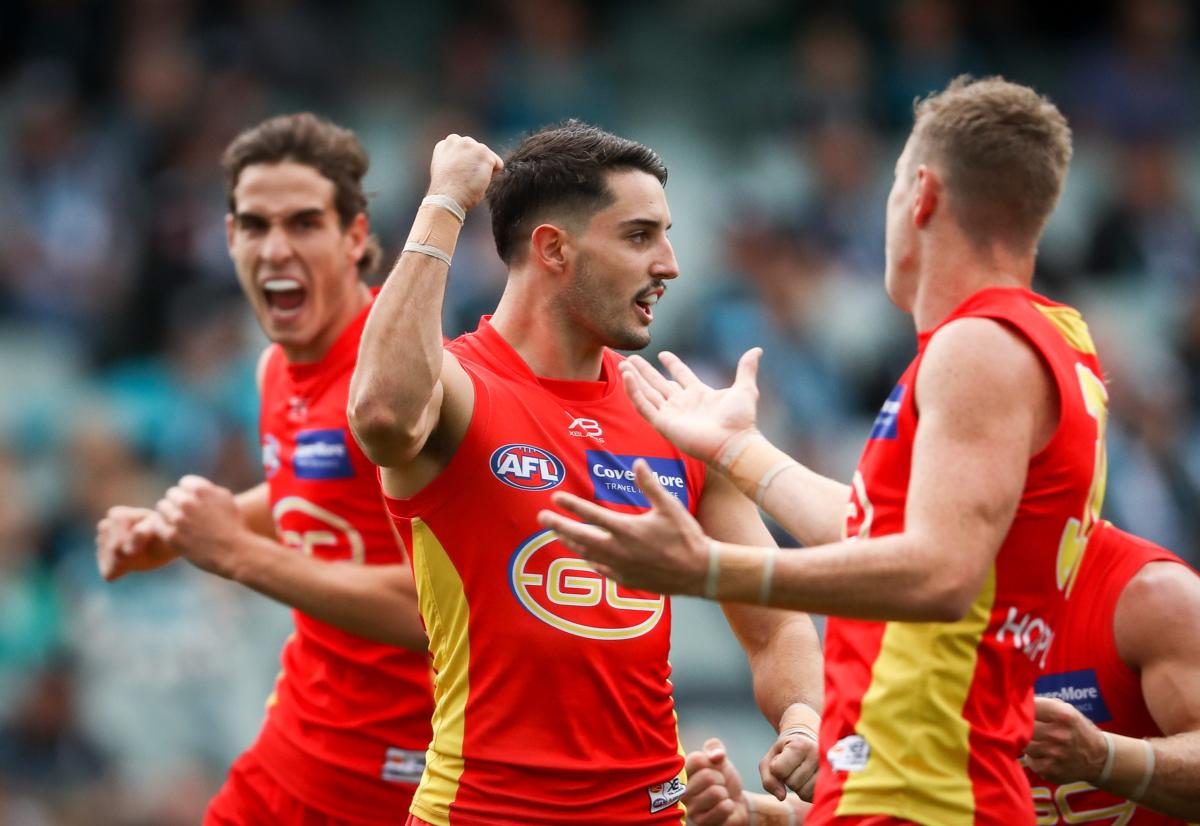 Gold Coast SUNS players in action