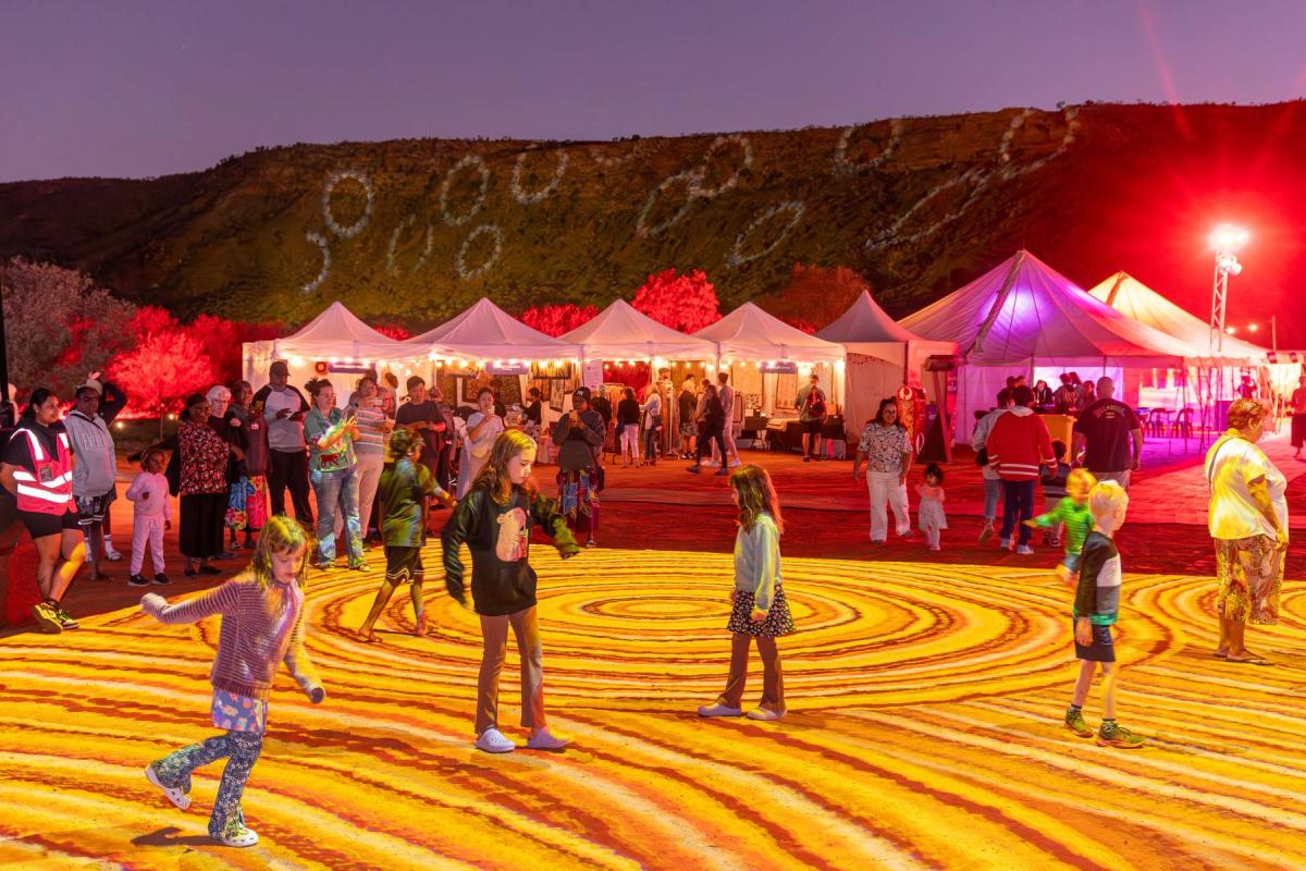 Parrtima grounded installation