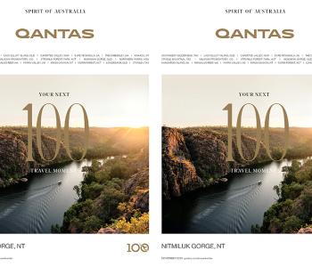 Qantas magazine cover