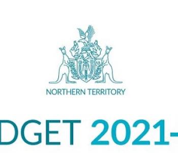 image of NT crest and words below BUDGET 2021-22