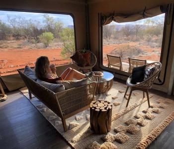 Kings Canyon glamping - @carlenejayne