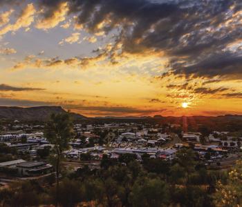 Sunset in Alice Springs