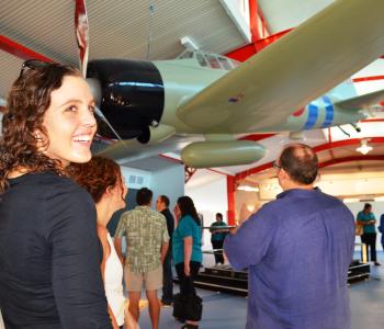 Bomber Plane at the Royal Flying Doctor Service Tourist Attraction