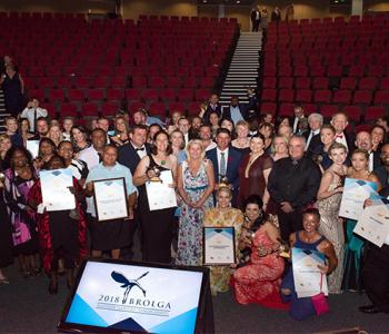 2018 brolga award winners