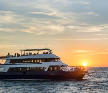 Charles Darwin Cruise at Sunset