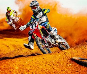 Motorcross Race in Finke Desert