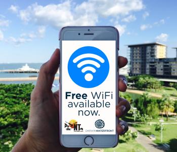 Free Wifi at Darwin Waterfront Banner