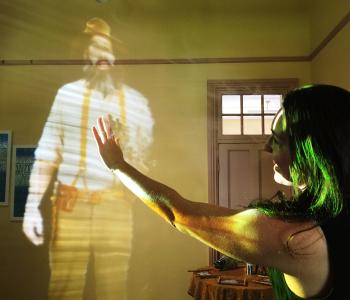 Hologram Display at Lyons Cottage