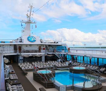 Onboard a cruise ship