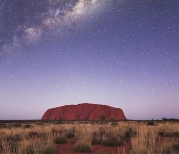 Uluru at night