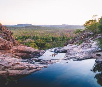 Drone Footage of Gunlom Falls in Kakadu