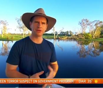 Sunrise Show at Yellow Water Billabong in Kakadu