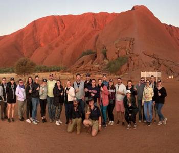 People at Uluru