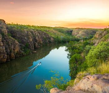Aerial view of outback NT