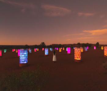 Light Towers Kings Canyon
