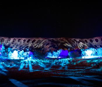 2022 MacDonnell Ranges lightshow