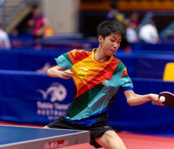 Chen Hengda at the World Table Tennis Youth Contender 2023 in Darwin