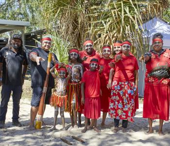 Garramilla Dancers at Pudakul for the Daminmin Festival