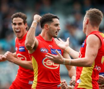 Gold Coast SUNS players in action