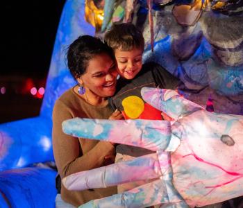 Parrtjima 2024 Arelhe Urrperle. Credit Parrtjima