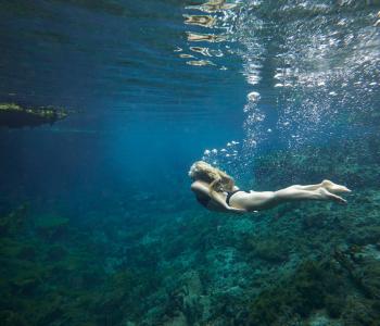 Underwater at Bitter Springs