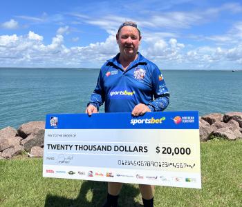 Wayne Leather caught a fish worth $20,000