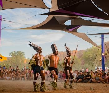 Wide Open Space Festival at Ross River Resort in the Red Centre