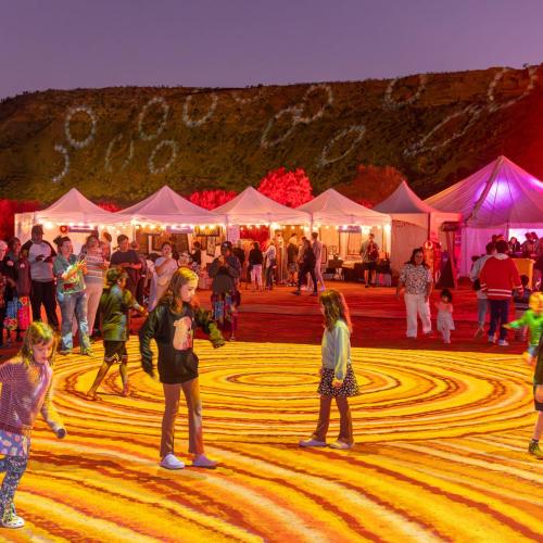 Parrtima grounded installation