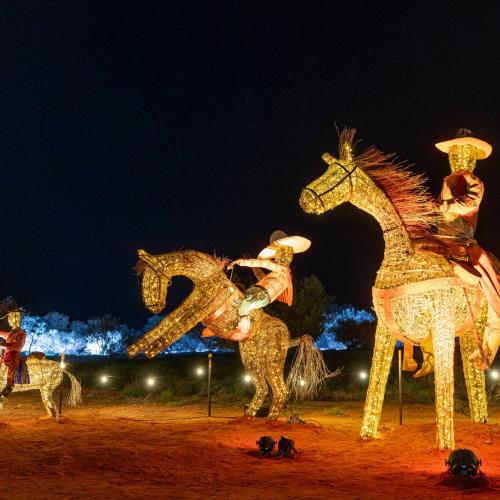 The language of the stockmen installation