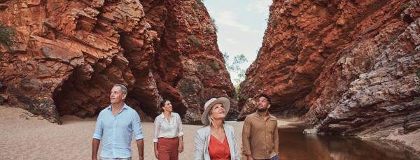 people exploring Simpson gap 